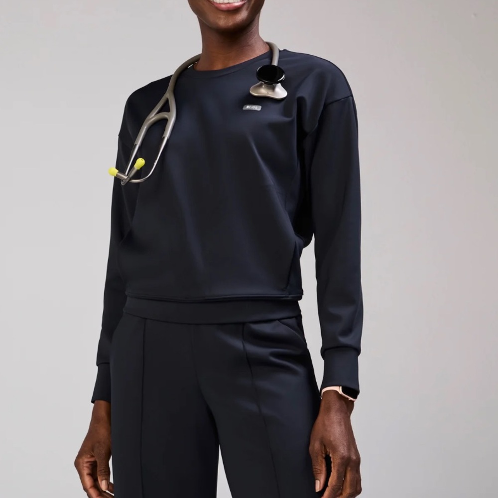 Figs Women's Navy Crew Neck FORMX